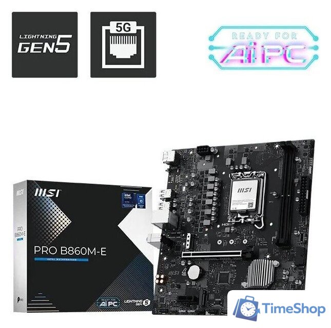 Материнская плата MSI Pro B860M-E - Изображение №5 — Интернет-магазин Time-Shop