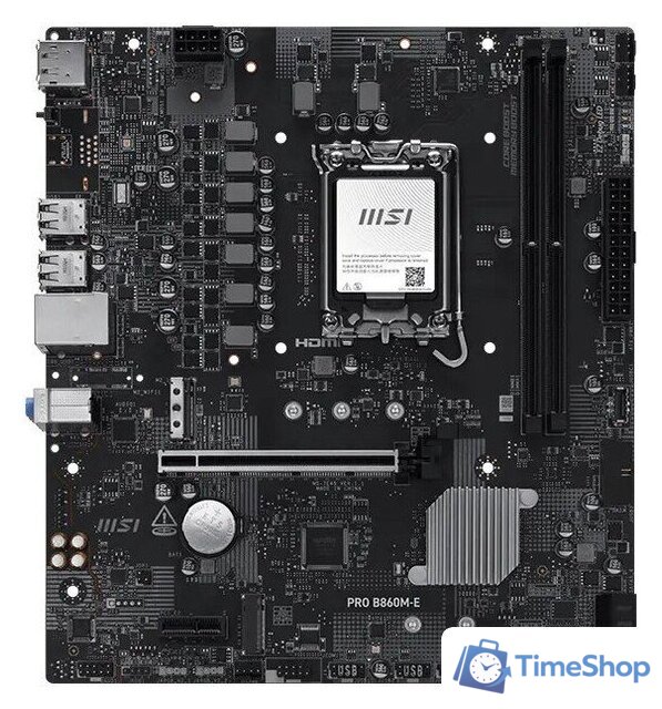Материнская плата MSI Pro B860M-E - Изображение №1 — Интернет-магазин Time-Shop