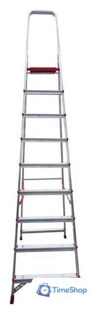 Лестница-стремянка Новая высота NV 311 алюминиевая профессиональная 9 ступеней - Изображение №4 — Интернет-магазин Time-Shop