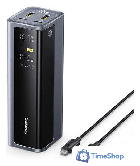 Внешний аккумулятор Baseus EnerGeek GP12 Fast Charging Power Bank with Digital Display 20800mAh 145W - Изображение №1 — Интернет-магазин Time-Shop