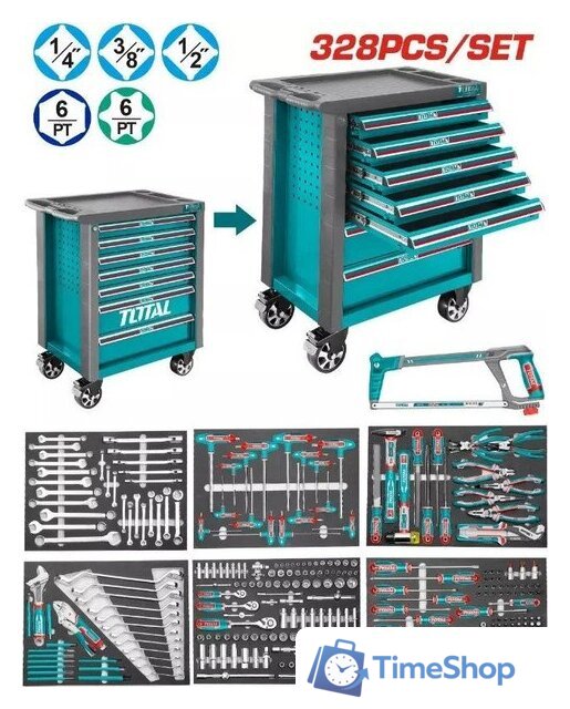 Тележка инструментальная Total THPTCS73281 - Изображение №1 — Интернет-магазин Time-Shop