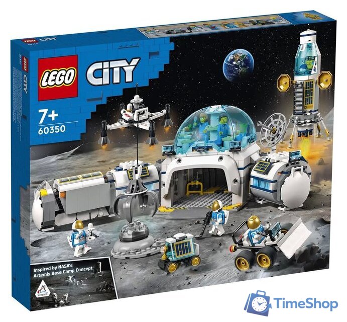 Конструктор LEGO City 60350 Лунная научная база - Изображение №1 — Интернет-магазин Time-Shop
