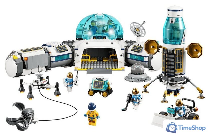 Конструктор LEGO City 60350 Лунная научная база - Изображение №3 — Интернет-магазин Time-Shop
