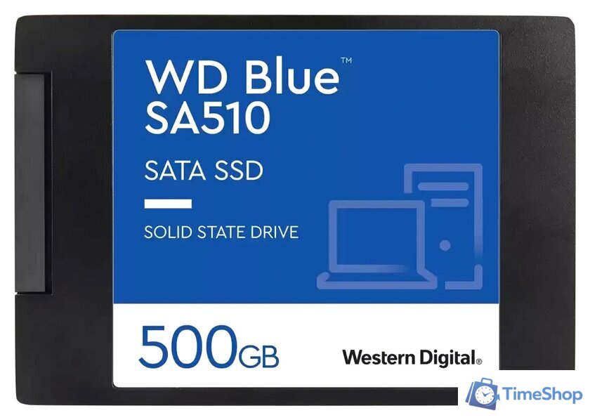 SSD WD Blue SA510 500GB WDS500G3B0A - Изображение №1 — Интернет-магазин Time-Shop