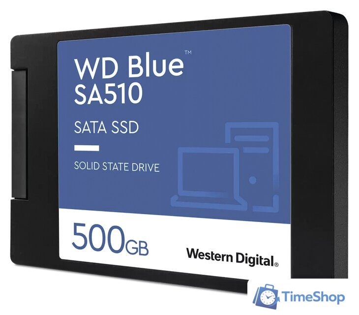 SSD WD Blue SA510 500GB WDS500G3B0A - Изображение №3 — Интернет-магазин Time-Shop
