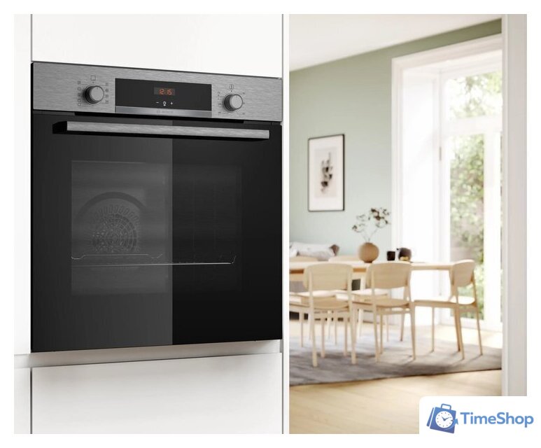 Электрический духовой шкаф Bosch Serie 4 HBA514BS3 - Изображение №6 — Интернет-магазин Time-Shop