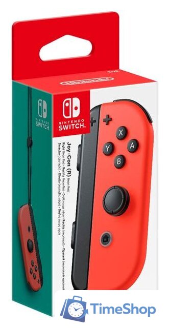 Геймпад Nintendo Joy-Con (правый, неоновый красный) - Изображение №4 — Интернет-магазин Time-Shop
