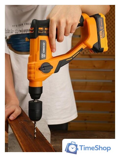 Перфоратор Deko DKCH20 SET (с 2-мя АКБ, кейс) - Изображение №6 — Интернет-магазин Time-Shop