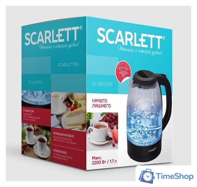 Электрический чайник Scarlett SC-EK27G11 - Изображение №15 — Интернет-магазин Time-Shop