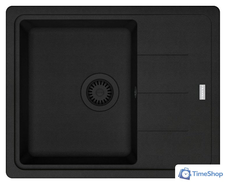 Кухонная мойка Franke Basis BFG 611-62 114.0693.558 (черный матовый) - Изображение №1 — Интернет-магазин Time-Shop