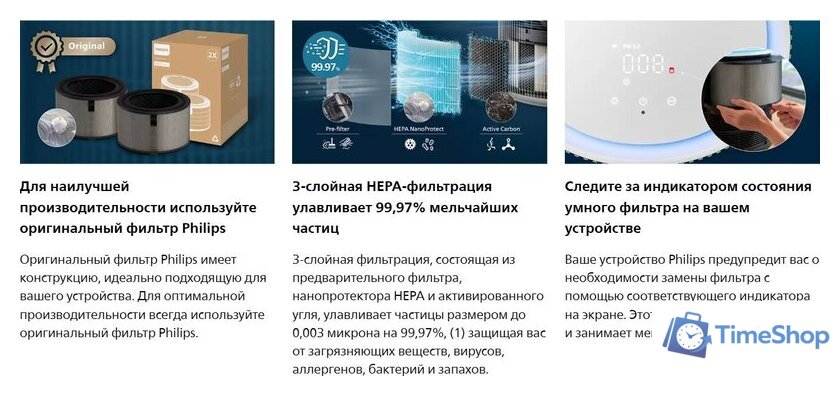 Комплект фильтров Philips FY3200/30 - Изображение №8 — Интернет-магазин Time-Shop
