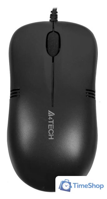 Мышь A4Tech OP-560NUS (черный) - Изображение №1 — Интернет-магазин Time-Shop