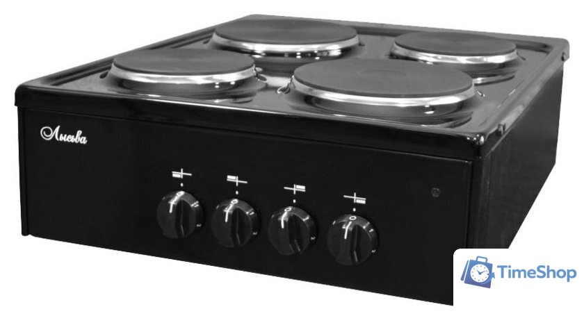 Настольная плита Лысьва ПЭН 40 М (черный) - Изображение №1 — Интернет-магазин Time-Shop