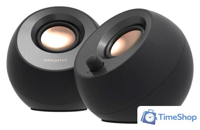 Акустика Creative Pebble V3 (черный) - Изображение №2 — Интернет-магазин Time-Shop