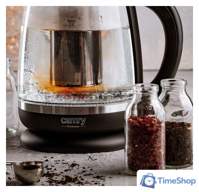 Электрический чайник CAMRY CR 1290 - Изображение №13 — Интернет-магазин Time-Shop