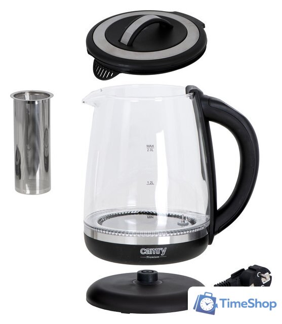 Электрический чайник CAMRY CR 1290 - Изображение №6 — Интернет-магазин Time-Shop