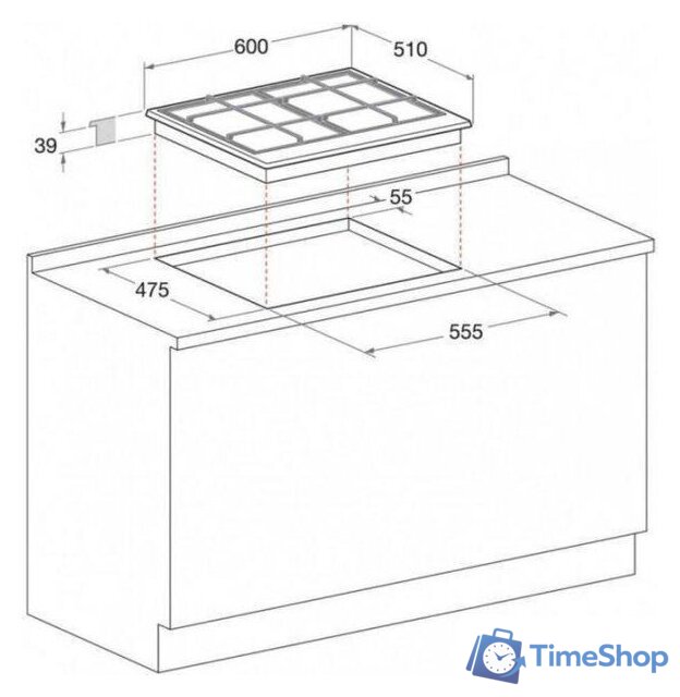 Варочная панель Whirlpool GMT 6422 AN - Изображение №4 — Интернет-магазин Time-Shop