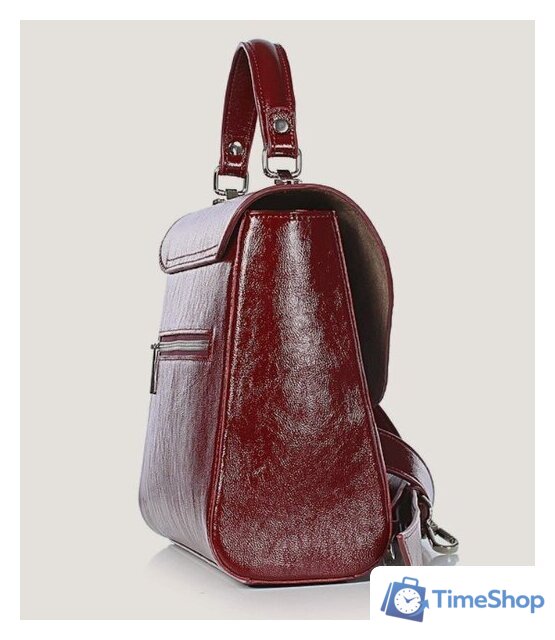 Женская сумка Galanteya 30024 25с935к45 (бордо/коричневый) - Изображение №4 — Интернет-магазин Time-Shop