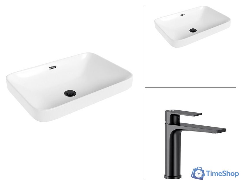 Умывальник Lauter 21441B + Reef 21CK678BS - Изображение №1 — Интернет-магазин Time-Shop