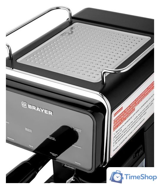 Рожковая кофеварка Brayer BR1128 - Изображение №11 — Интернет-магазин Time-Shop