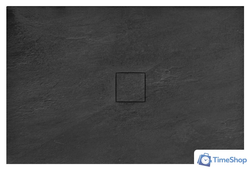 Душевой поддон Rea Stone 100x80 (черный) - Изображение №1 — Интернет-магазин Time-Shop