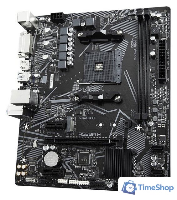 Материнская плата Gigabyte A520M H (rev. 1.x) - Изображение №3 — Интернет-магазин Time-Shop