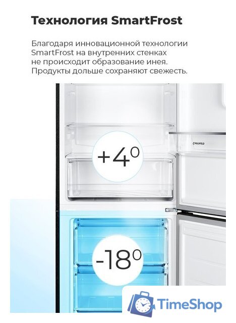 Холодильник MAUNFELD MFF185SFW - Изображение №20 — Интернет-магазин Time-Shop