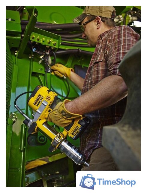 Шприц для смазки DeWalt DCGG571M1 (с 1-им АКБ, кейс) - Изображение №12 — Интернет-магазин Time-Shop