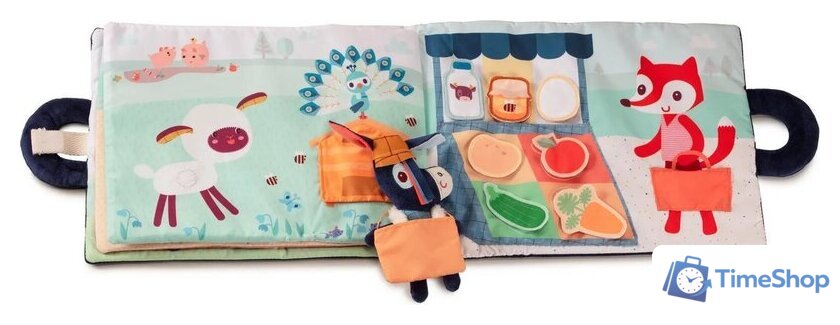 Развивающая игра Lilliputiens Книжка мягкая Ослик Игнас на ферме 83415 - Изображение №18 — Интернет-магазин Time-Shop