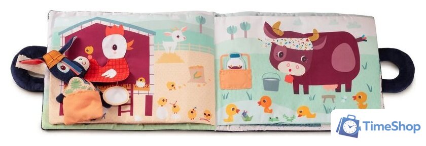 Развивающая игра Lilliputiens Книжка мягкая Ослик Игнас на ферме 83415 - Изображение №11 — Интернет-магазин Time-Shop