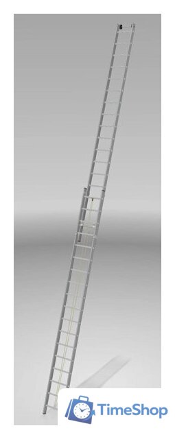 Лестница Новая высота NV 524 двухсекционная с тросовой тягой 2x18 ступеней - Изображение №2 — Интернет-магазин Time-Shop