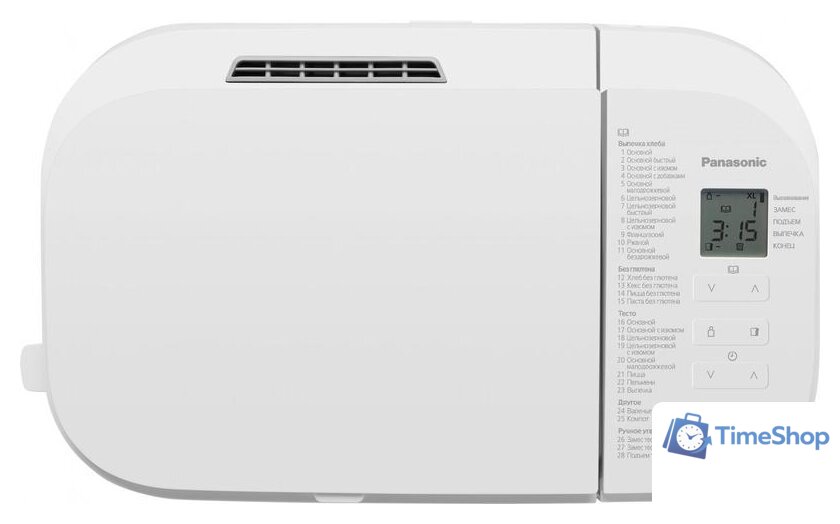 Хлебопечка Panasonic SD-R2520WTS - Изображение №4 — Интернет-магазин Time-Shop