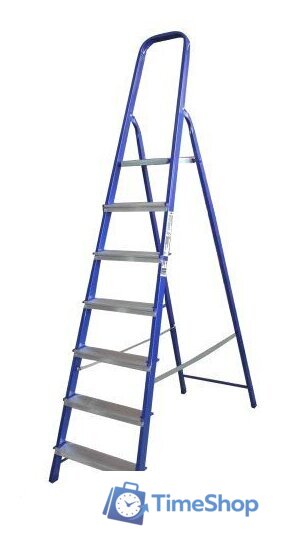 Лестница-стремянка Энкор 69664 (7 ступеней) - Изображение №1 — Интернет-магазин Time-Shop