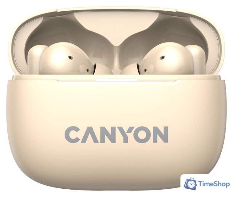 Наушники Canyon OnGo 10 ANC TWS-10 (бежевый) - Изображение №1 — Интернет-магазин Time-Shop