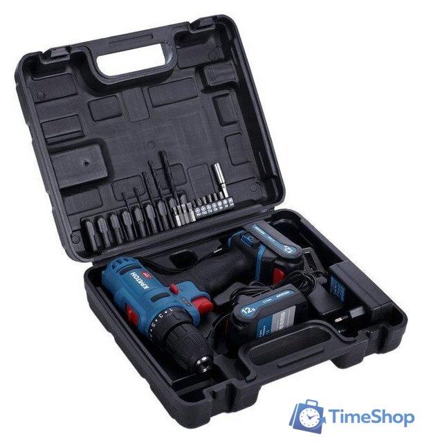 Дрель-шуруповерт Кратон CD-12-Li-1.5 31101054 (с 2-мя АКБ, кейс) - Изображение №1 — Интернет-магазин Time-Shop