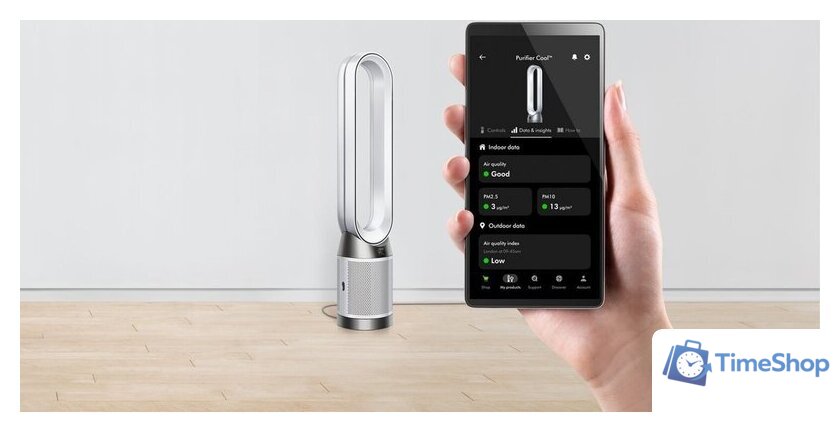 Климатический комплекс Dyson Purifier Cool PC1 white - Изображение №3 — Интернет-магазин Time-Shop