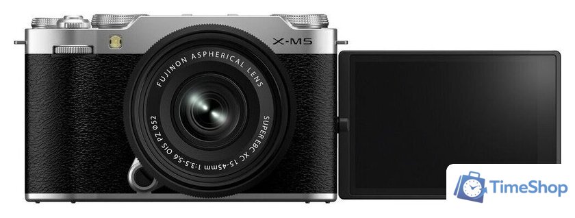 Фотоаппарат Fujifilm X-M5 Body 15-45mm (серебристый) - Изображение №15 — Интернет-магазин Time-Shop