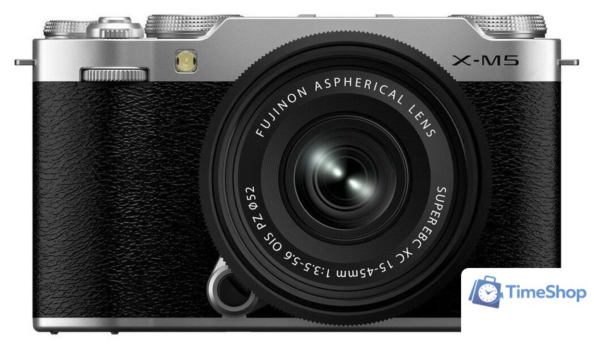 Фотоаппарат Fujifilm X-M5 Body 15-45mm (серебристый) - Изображение №1 — Интернет-магазин Time-Shop