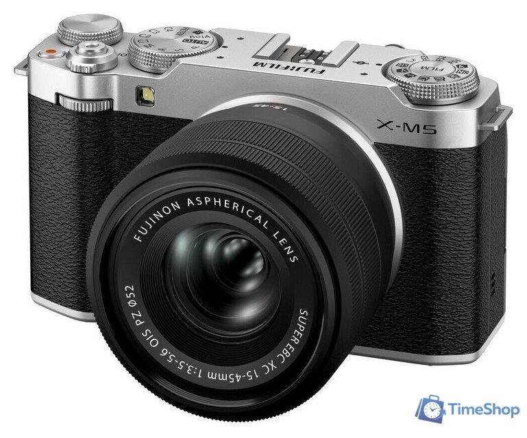 Фотоаппарат Fujifilm X-M5 Body 15-45mm (серебристый) - Изображение №13 — Интернет-магазин Time-Shop
