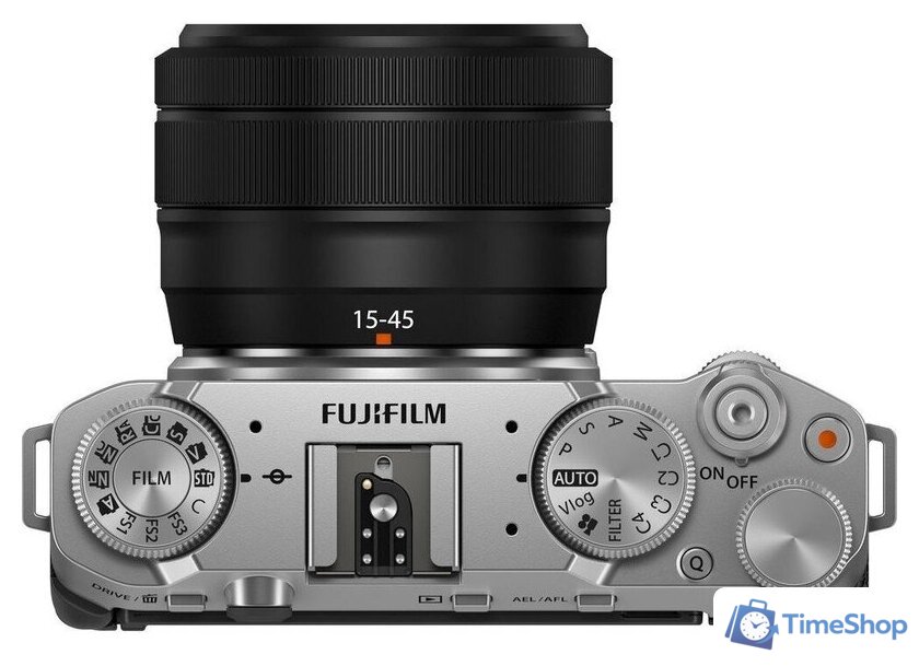 Фотоаппарат Fujifilm X-M5 Body 15-45mm (серебристый) - Изображение №3 — Интернет-магазин Time-Shop