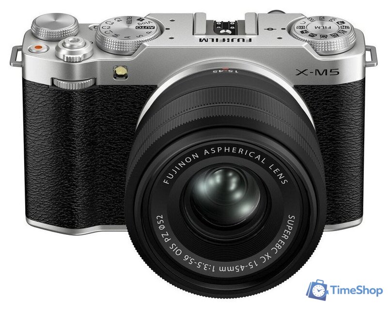 Фотоаппарат Fujifilm X-M5 Body 15-45mm (серебристый) - Изображение №14 — Интернет-магазин Time-Shop