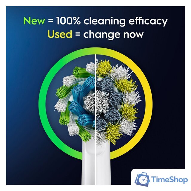 Комплект зубных щеток Oral-B Pro Series 1 D305.523.3H (2 шт, черный/бирюзовый) - Изображение №7 — Интернет-магазин Time-Shop