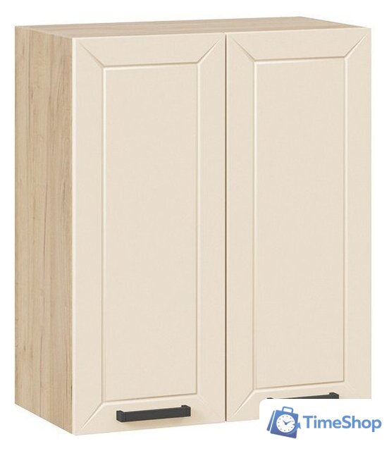 Шкаф навесной Трия Лорас 1В6 (дуб крафт золотой/холст брюле) - Изображение №1 — Интернет-магазин Time-Shop