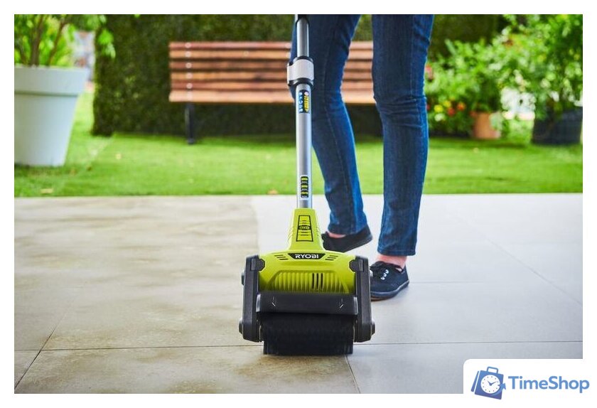 Щеточная машина для террас Ryobi RY18PCB-0 (без аккумулятора) - Изображение №9 — Интернет-магазин Time-Shop