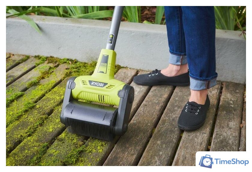 Щеточная машина для террас Ryobi RY18PCB-0 (без аккумулятора) - Изображение №2 — Интернет-магазин Time-Shop