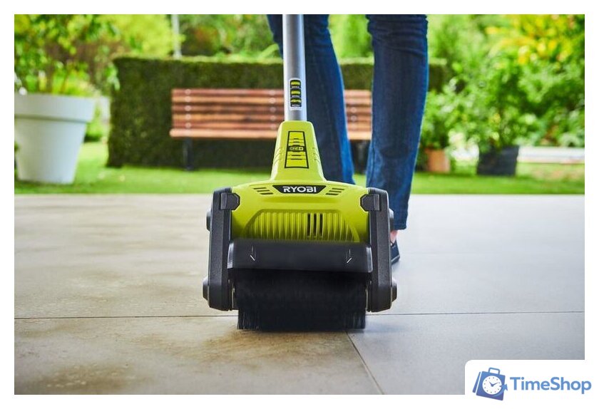 Щеточная машина для террас Ryobi RY18PCB-0 (без аккумулятора) - Изображение №10 — Интернет-магазин Time-Shop