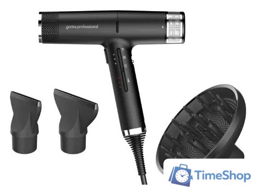 Фен GA.MA IQ1 Perfetto Black - Изображение №1 — Интернет-магазин Time-Shop
