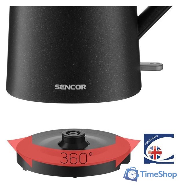 Электрический чайник Sencor SWK 0551BK - Изображение №5 — Интернет-магазин Time-Shop