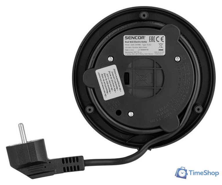 Электрический чайник Sencor SWK 0551BK - Изображение №9 — Интернет-магазин Time-Shop