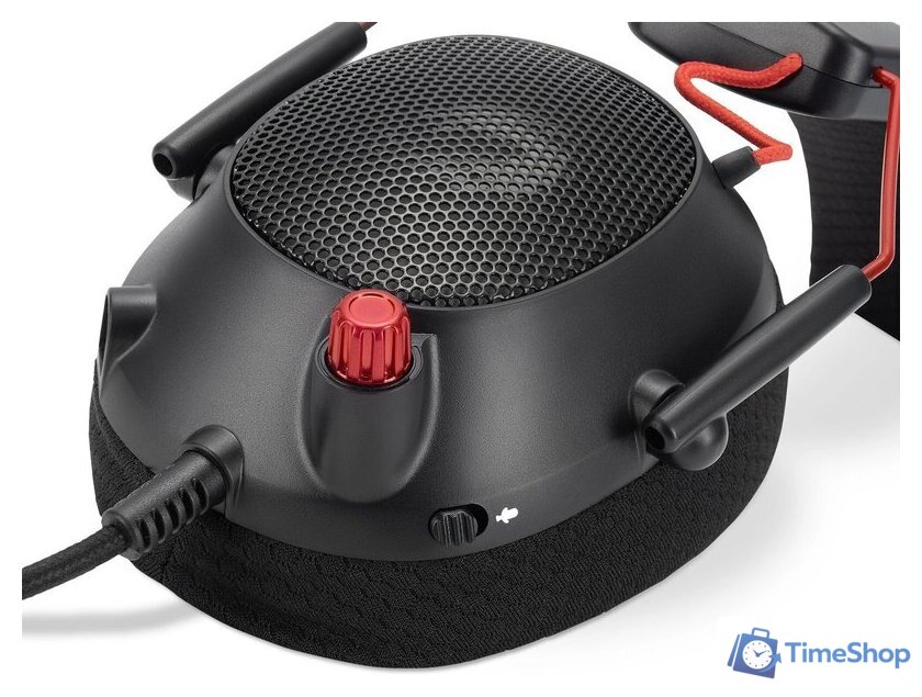Наушники Оклик HS-L305G (черный/красный) - Изображение №8 — Интернет-магазин Time-Shop